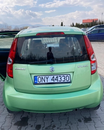Suzuki Splash cena 14500 przebieg: 148234, rok produkcji 2009 z Paczków małe 121